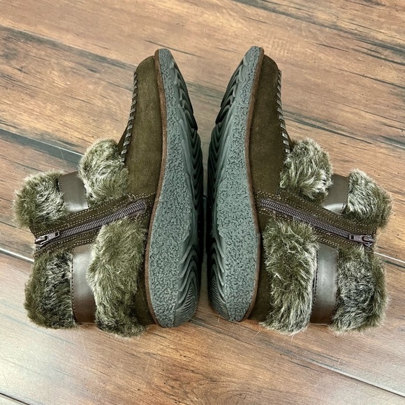 Bass Durango Brown Suede Booties - Size 7 - Picture 7 of 12